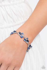 Open Door Jewelry - Poolside Perfection - Blue Bracelet - Paparazzi Accessories