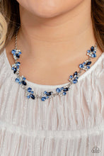 Load image into Gallery viewer, Open Door Jewelry - Swimming in Sparkles - Blue Necklace - Paparazzi Accessories
