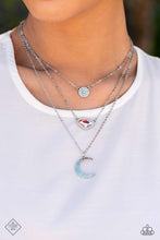 Load image into Gallery viewer, Open Door Jewelry - Lunar Lineup - Blue Necklace - Paparazzi Accessories
