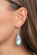 Load image into Gallery viewer, Open Door Jewelry - TEARDROP-Dead Dynasty - Blue Earrings - Paparazzi Accessories
