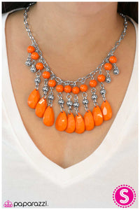 five-dollar-jewelry-beauty-school-drop-out-orange-necklace-paparazzi-accessories
