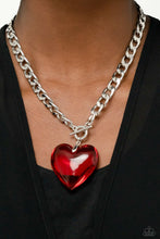 Load image into Gallery viewer, Open Door Jewelry - GLASSY-Hero - Red Necklace - Paparazzi Accessories
