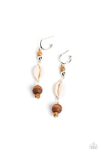 Load image into Gallery viewer, five-dollar-jewelry-coastal-cowabunga-brown-earrings-paparazzi-accessories
