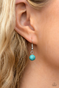 Open Door Jewelry - Cowboy Catwalk - Blue Necklace - Paparazzi Accessories