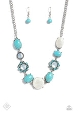 Load image into Gallery viewer, five-dollar-jewelry-cowboy-catwalk-blue-necklace-paparazzi-accessories

