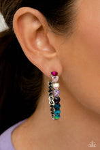 Load image into Gallery viewer, Open Door Jewelry - Hypnotic Heart Attack - Multi Earrings - Paparazzi Accessories
