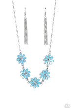 Load image into Gallery viewer, five-dollar-jewelry-flora-fantasy-blue-necklace-paparazzi-accessories
