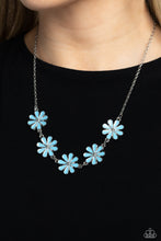 Load image into Gallery viewer, Open Door Jewelry - Flora Fantasy - Blue Necklace - Paparazzi Accessories
