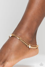 Load image into Gallery viewer, Open Door Jewelry - Surf City - Gold Anklet - Paparazzi Accessories
