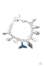 Load image into Gallery viewer, five-dollar-jewelry-mermaid-for-each-other-pink-bracelet-paparazzi-accessories
