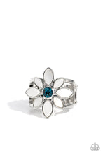 Load image into Gallery viewer, five-dollar-jewelry-petal-to-the-meadow-blue-ring-paparazzi-accessories
