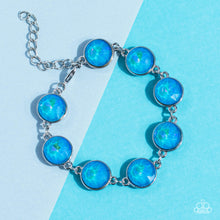 Load image into Gallery viewer, Open Door Jewelry - Enchanted Emblems - Blue Bracelet - Paparazzi Accessories
