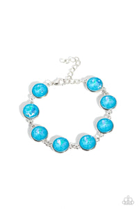 five-dollar-jewelry-enchanted-emblems-blue-bracelet-paparazzi-accessories