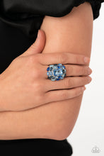 Load image into Gallery viewer, Open Door Jewelry - Perfectly Park Avenue - Blue Ring - Paparazzi Accessories
