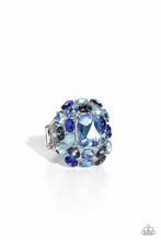 Load image into Gallery viewer, five-dollar-jewelry-perfectly-park-avenue-blue-ring-paparazzi-accessories
