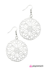 Load image into Gallery viewer, Open Door Jewelry - Glamour Guru - White Earrings - Paparazzi Accessories
