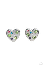 Load image into Gallery viewer, five-dollar-jewelry-relationship-ready-green-post earrings-paparazzi-accessories
