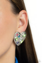 Load image into Gallery viewer, Open Door Jewelry - Relationship Ready - Green Post Earrings - Paparazzi Accessories
