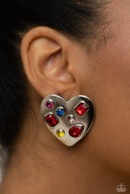 Load image into Gallery viewer, Open Door Jewelry - Relationship Ready - Red Post Earrings - Paparazzi Accessories
