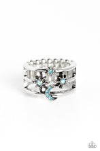 Load image into Gallery viewer, five-dollar-jewelry-fly-me-to-the-stars-blue-ring-paparazzi-accessories
