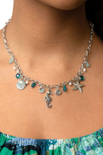 Load image into Gallery viewer, Open Door Jewelry - Seahorse Season - Blue Necklace - Paparazzi Accessories
