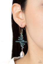 Load image into Gallery viewer, Open Door Jewelry - Timeless Tapestry - Blue Earrings - Paparazzi Accessories
