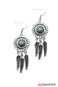 Open Door Jewelry - Not All Who Wander... - Blue Ring - Paparazzi Accessories