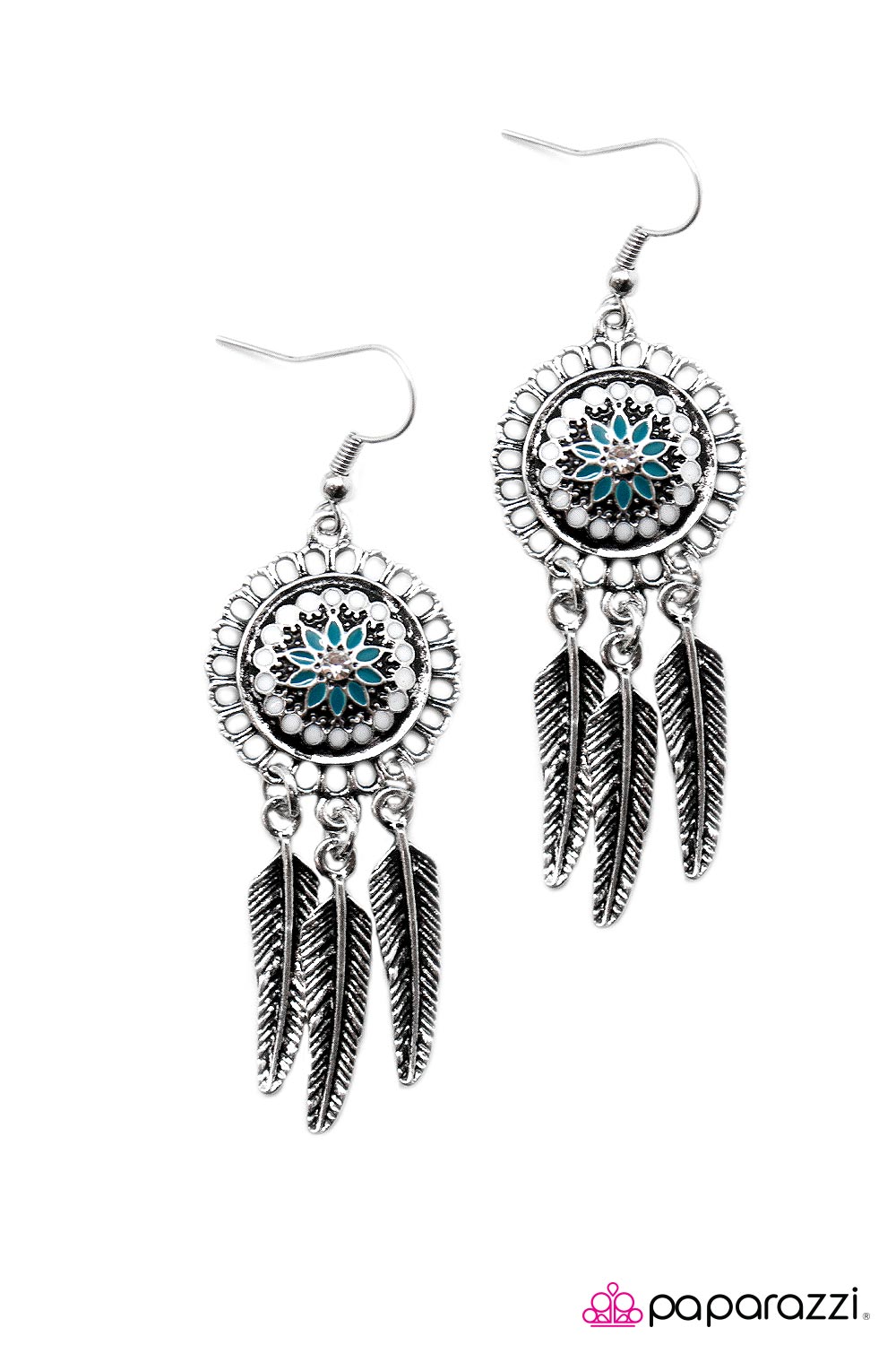 Open Door Jewelry - Not All Who Wander... - Blue Ring - Paparazzi Accessories