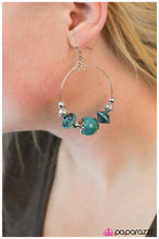 Load image into Gallery viewer, five-dollar-jewelry-move-along-blue-earrings-paparazzi-accessories
