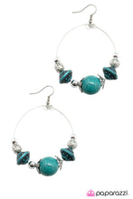 Load image into Gallery viewer, Open Door Jewelry - Move Along - Blue Earrings - Paparazzi Accessories
