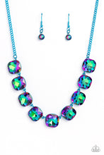 Load image into Gallery viewer, five-dollar-jewelry-combustible-command-blue-necklace-paparazzi-accessories
