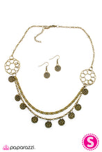 Load image into Gallery viewer, Open Door Jewelry - Pirate Queen - Brass Necklace - Paparazzi Accessories
