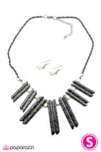 Load image into Gallery viewer, Open Door Jewelry - Mrs. Flintstone - White Necklace - Paparazzi Accessories
