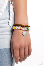 Load image into Gallery viewer, Open Door Jewelry - Lifes a Beach - White Bracelet - Paparazzi Accessories
