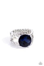 Load image into Gallery viewer, five-dollar-jewelry-scintillating-swirl-blue-ring-paparazzi-accessories
