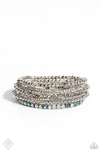 Load image into Gallery viewer, five-dollar-jewelry-stellar-sequence-blue-bracelet-paparazzi-accessories
