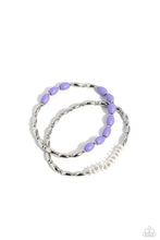 Load image into Gallery viewer, five-dollar-jewelry-wood-luck-purple-bracelet-paparazzi-accessories
