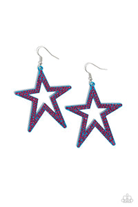 five-dollar-jewelry-rockstar-energy-blue-earrings-paparazzi-accessories