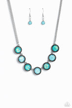 Load image into Gallery viewer, five-dollar-jewelry-looking-for-double-blue-necklace-paparazzi-accessories
