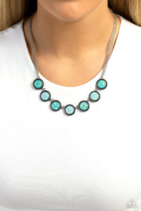 Open Door Jewelry - Looking for DOUBLE - Blue Necklace - Paparazzi Accessories