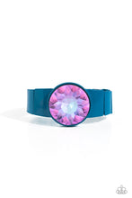 Load image into Gallery viewer, five-dollar-jewelry-exaggerated-ego-blue-bracelet-paparazzi-accessories
