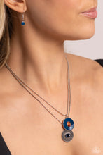 Load image into Gallery viewer, Open Door Jewelry - Cryptic Couture - Blue Necklace - Paparazzi Accessories
