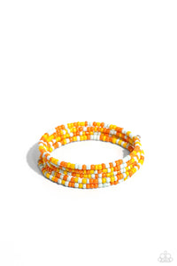 five-dollar-jewelry-coiled-candy-yellow-bracelet-paparazzi-accessories