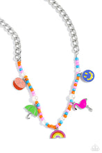 Load image into Gallery viewer, five-dollar-jewelry-summer-sentiment-orange-necklace-paparazzi-accessories
