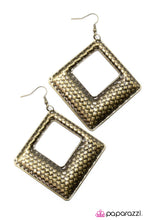 Load image into Gallery viewer, Open Door Jewelry - Down Under - Brass Earrings - Paparazzi Accessories
