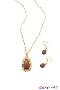Open Door Jewelry - A Regal Affair - Red Necklace - Paparazzi Accessories