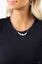 Load image into Gallery viewer, Open Door Jewelry - White Collar Whimsy - Blue Necklace - Paparazzi Accessories
