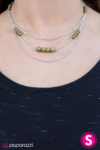 Load image into Gallery viewer, five-dollar-jewelry-backwoods-explorer-green-necklace-paparazzi-accessories
