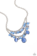 Load image into Gallery viewer, five-dollar-jewelry-dewy-disposition-blue-necklace-paparazzi-accessories
