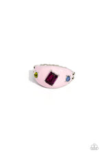 Load image into Gallery viewer, five-dollar-jewelry-blinding-behavior-pink-ring-paparazzi-accessories
